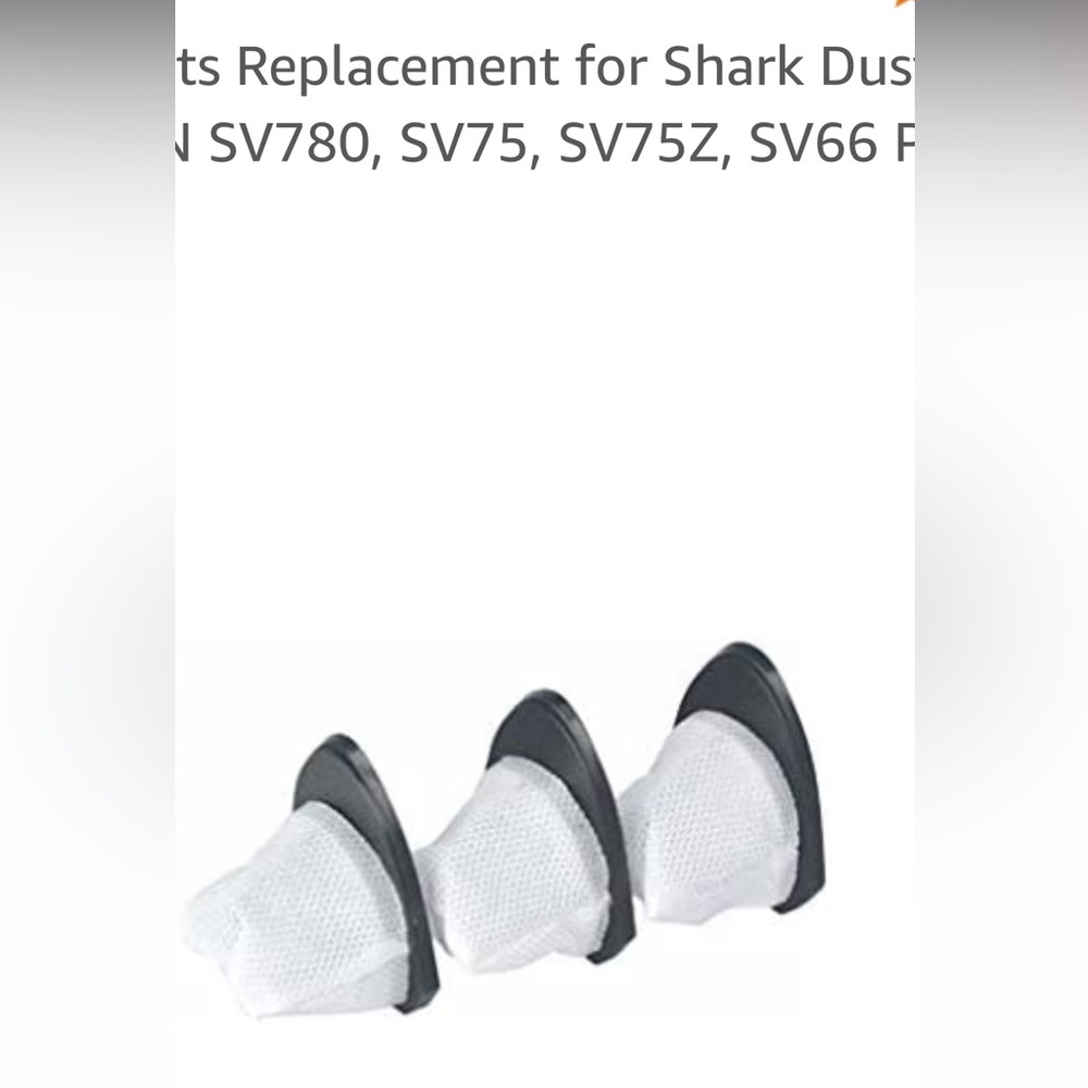 Linbonio Shark Dust Cup Filter Filter # XSB726N SV75, SV75Z, SV66 Pack of 3